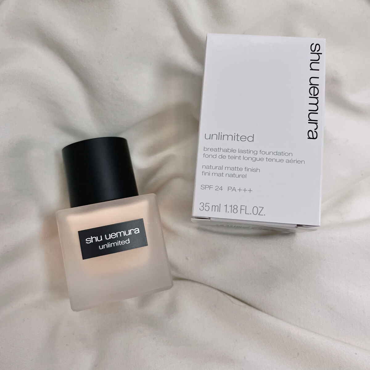 （旧）アンリミテッド ラスティング フルイド/shu uemura/リキッドファンデーションを使ったクチコミ（3枚目）