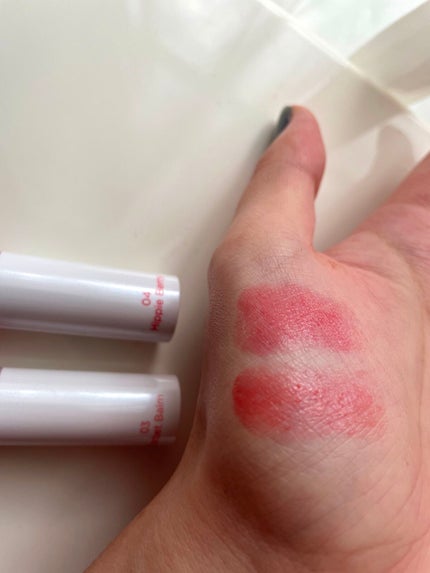 グラスティングメルティングバーム/rom&nd/リップバームを使ったクチコミ(2枚目)