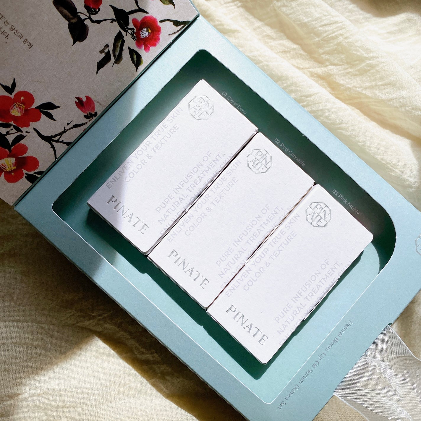 ナチュラルブルームリップオイルセラム 3色セット/PINATE/リップグロスを使ったクチコミ(9枚目)