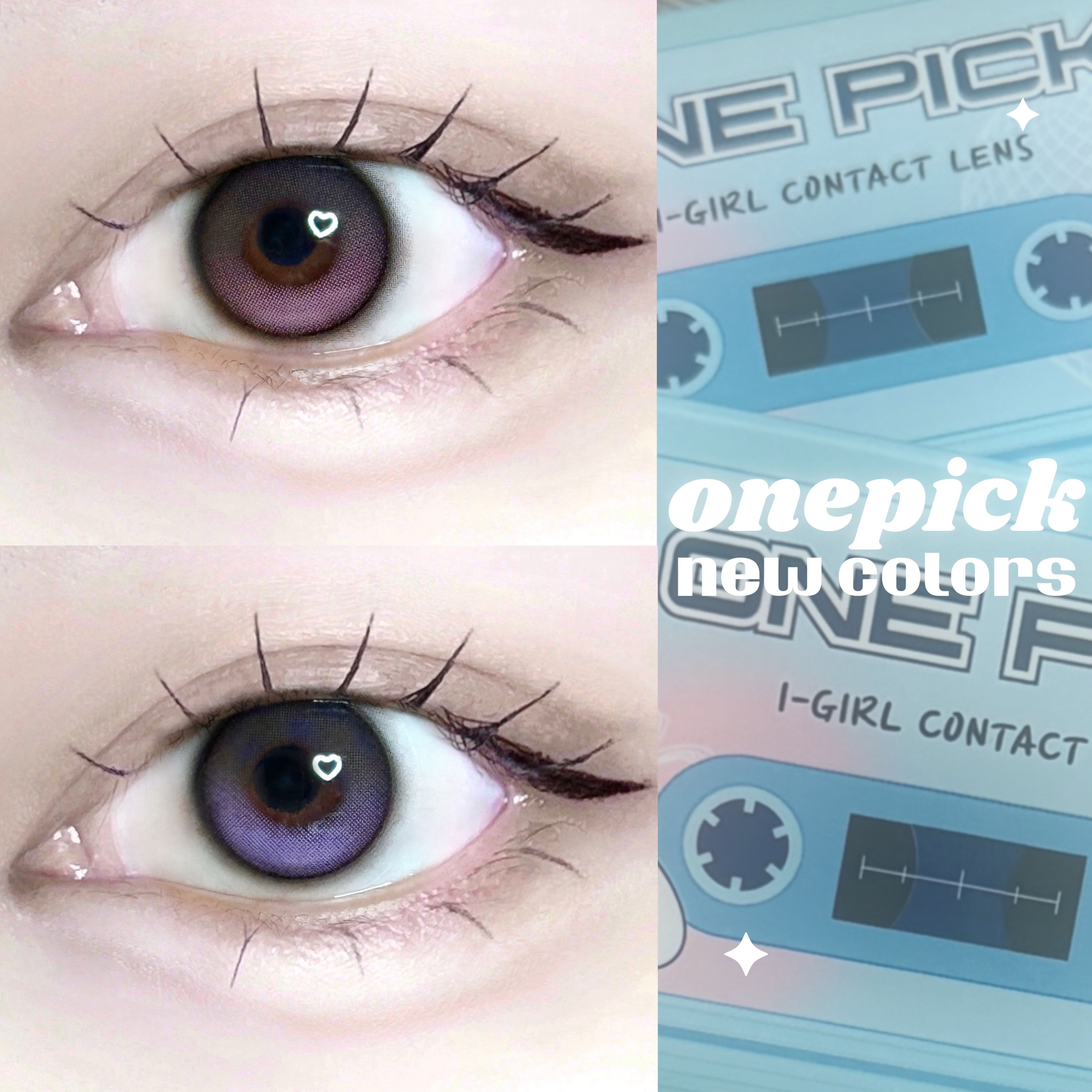 ONE PICK/蜜のレンズ/１ヶ月（１MONTH）カラコンを使ったクチコミ（1枚目）