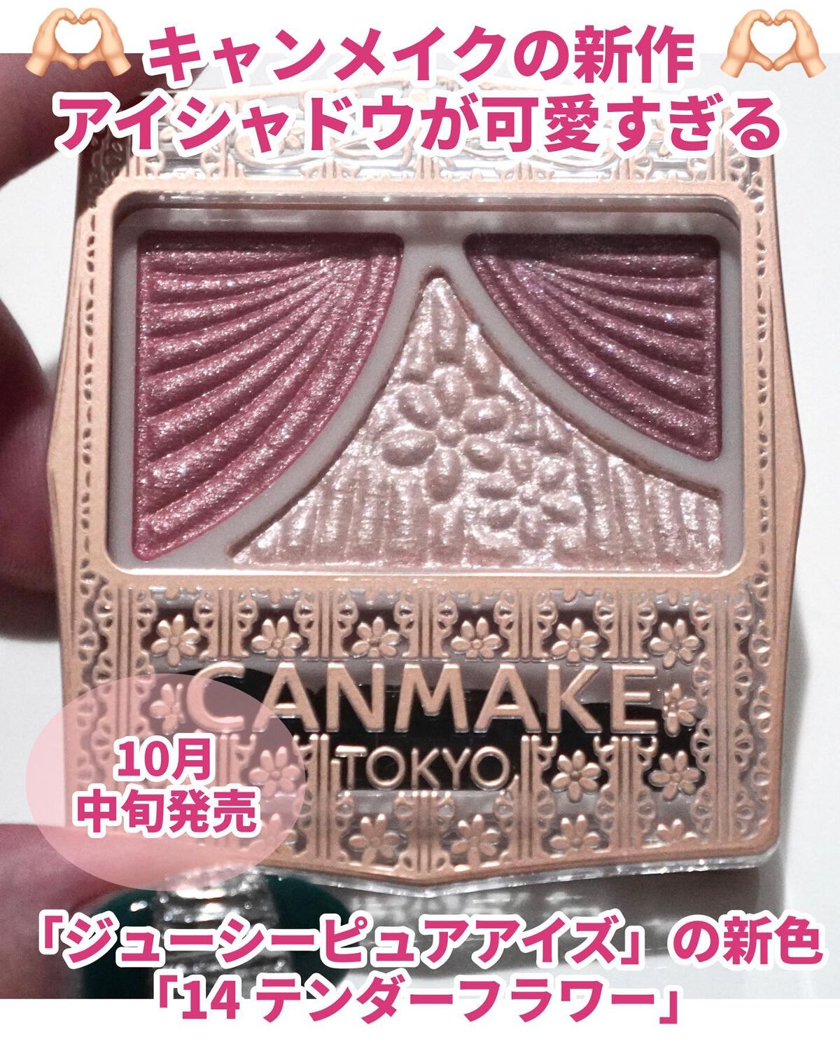 ジューシーピュアアイズ/キャンメイク/アイシャドウパレットを使ったクチコミ（2枚目）