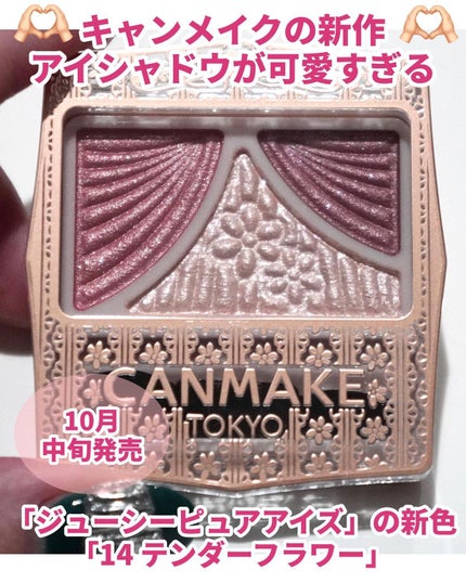 ジューシーピュアアイズ/キャンメイク/アイシャドウパレットを使ったクチコミ(2枚目)