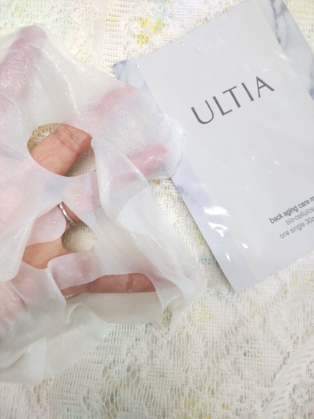 back aging care mask/ULTIA/シートマスク・パックを使ったクチコミ(2枚目)