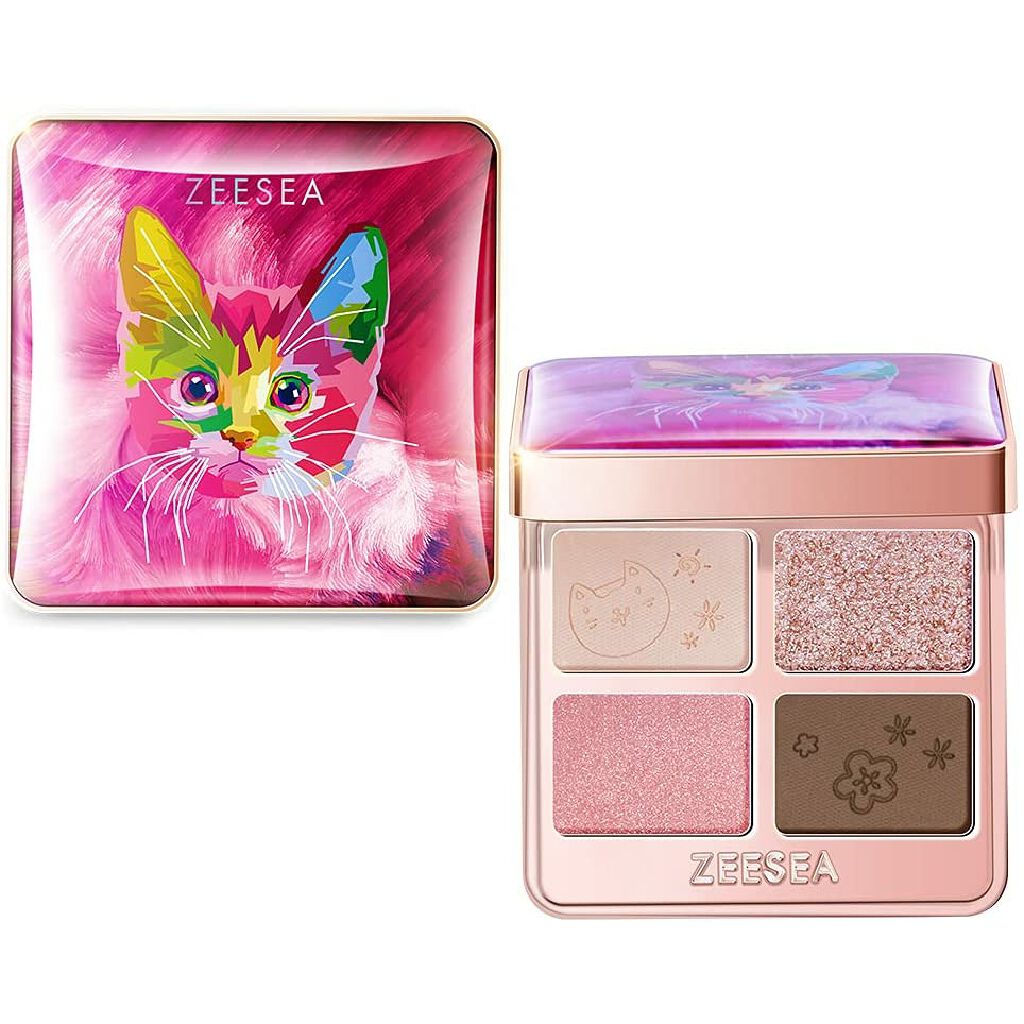 アニマルアイシャドウ(4シェード) 02 ローズ