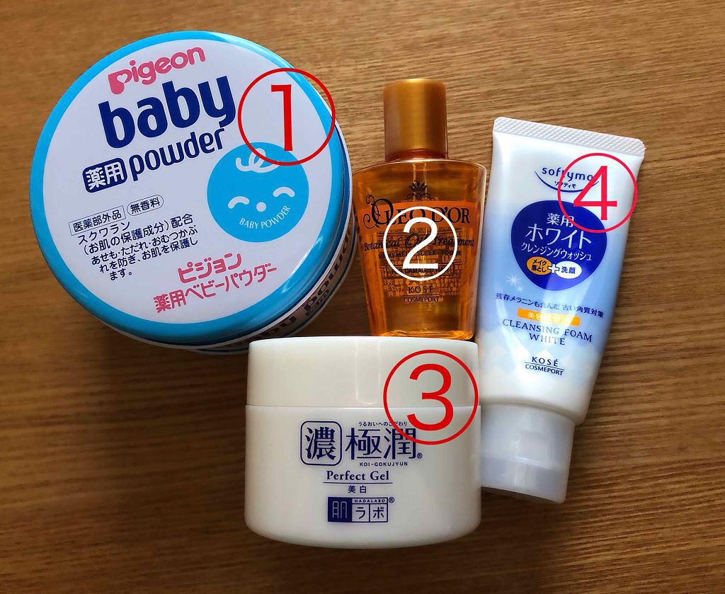 薬用ベビーパウダー/ピジョン/ボディパウダーを使ったクチコミ（2枚目）