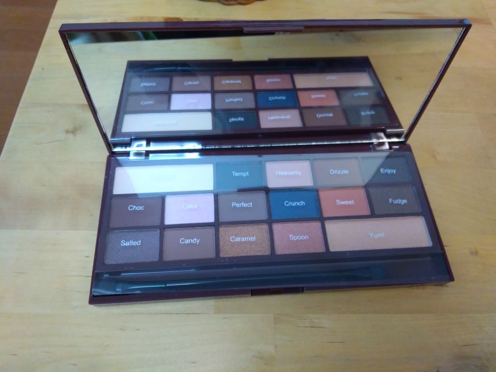 アイラブチョコレート/MAKEUP REVOLUTION/アイシャドウパレットを使ったクチコミ（2枚目）