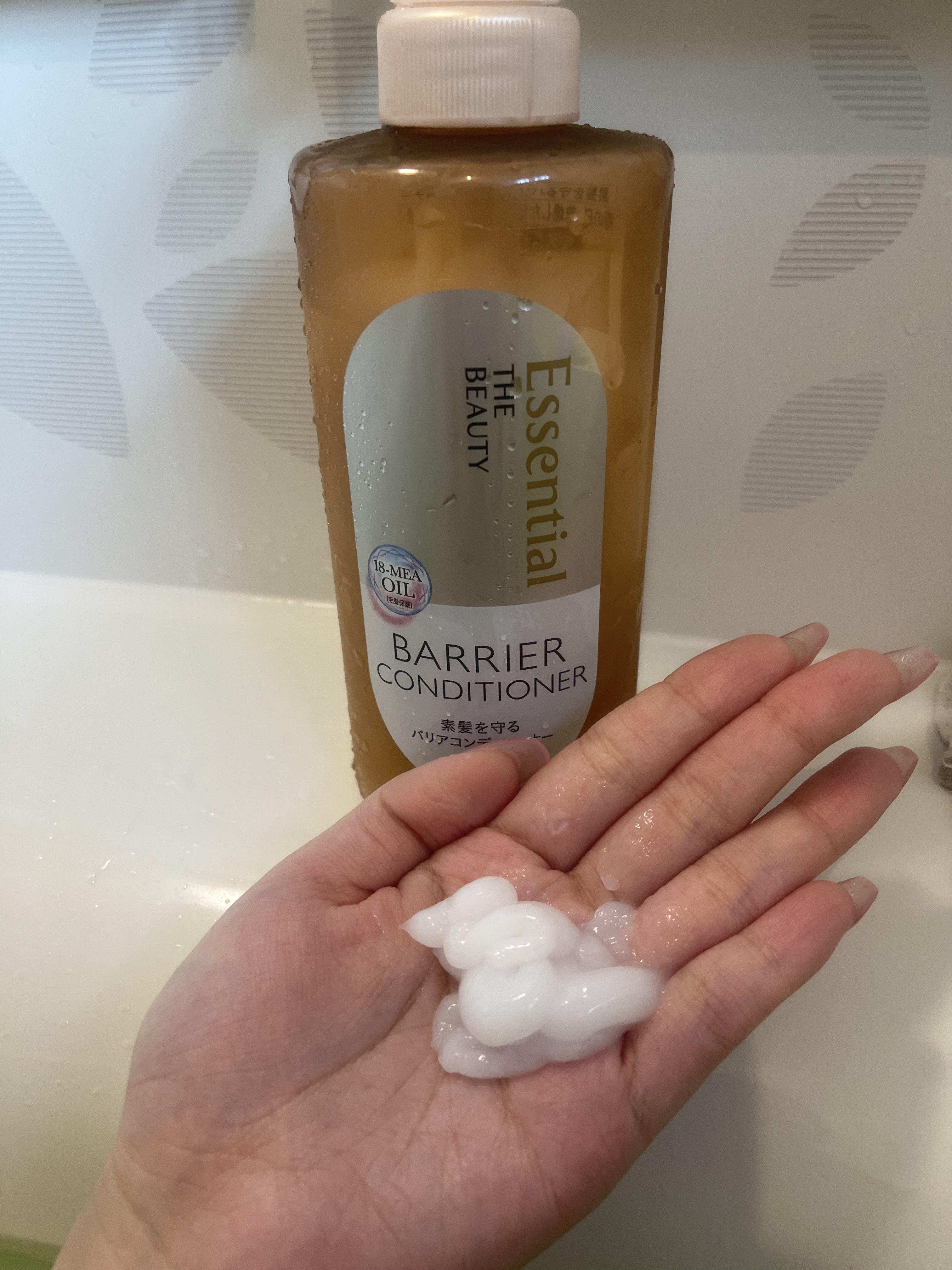 ザビューティ 髪のキメ美容素髪を守る バリアシャンプー/コンディショナー/エッセンシャル/シャンプー・コンディショナーを使ったクチコミ（3枚目）