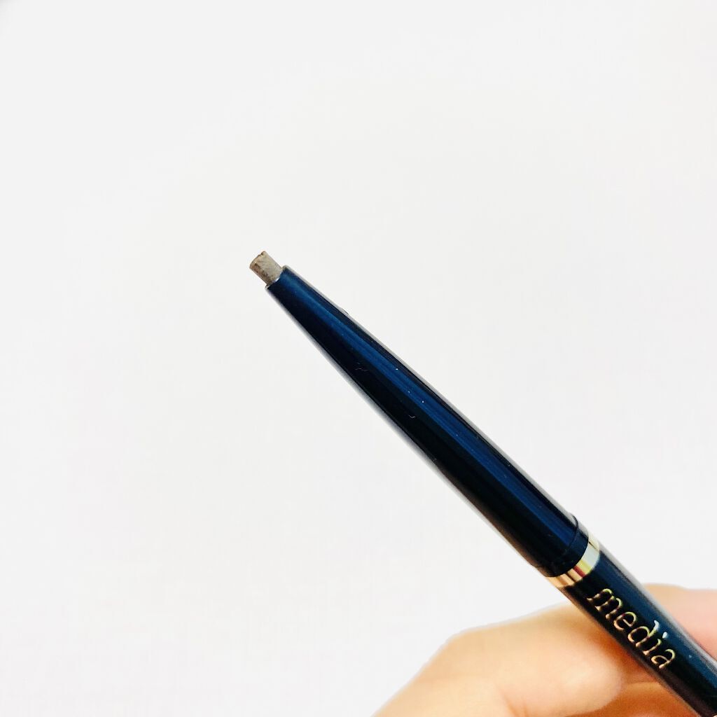 アイブロウペンシルAA(だ円) BR ナチュラルブラウン/media/アイブロウペンシルを使ったクチコミ（2枚目）