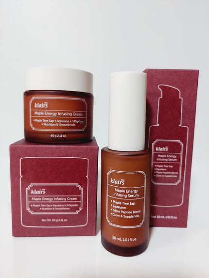 メープルエナジーインフュージングクリーム/Klairs/フェイスクリームを使ったクチコミ(5枚目)