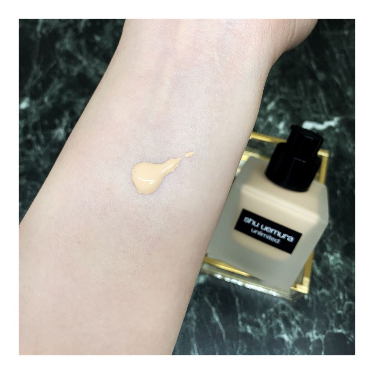 (旧)アンリミテッド ラスティング フルイド/shu uemura/リキッドファンデーションを使ったクチコミ(2枚目)