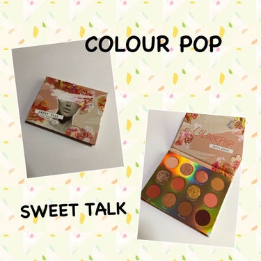 Eye Palette-Sweet Talk/ColourPop/アイシャドウパレットを使ったクチコミ（1枚目）