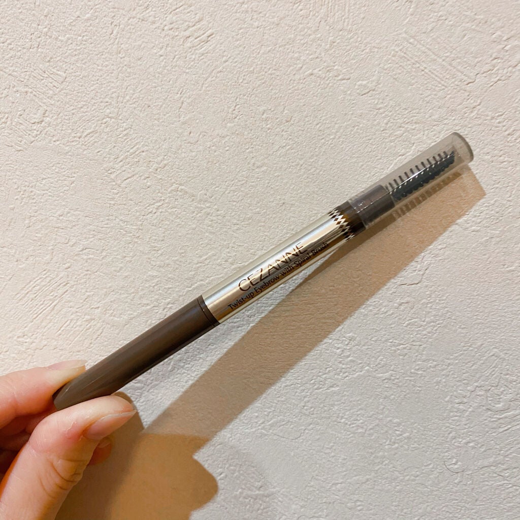 ブラシ付きアイブロウ繰り出し/CEZANNE/アイブロウペンシルを使ったクチコミ(2枚目)