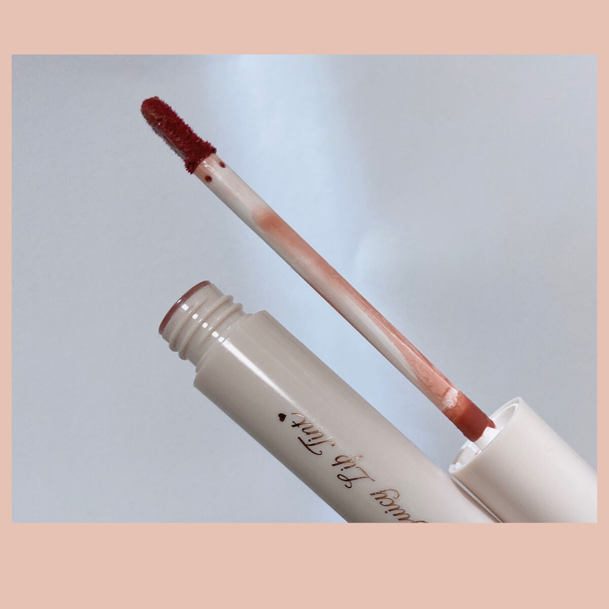 ジューシーリップティント/キャンメイク/口紅を使ったクチコミ（2枚目）