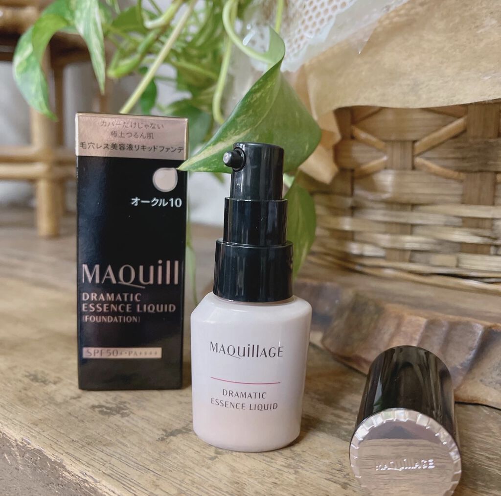 ドラマティックエッセンスリキッド/マキアージュ/リキッドファンデーションを使ったクチコミ（2枚目）
