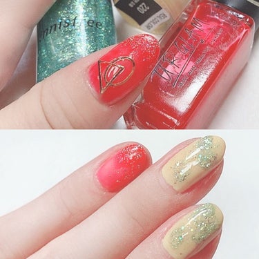 UR GLAM　COLOR NAIL SELECTION RD2＜グラスカラー＞/U R GLAM/マニキュアを使ったクチコミ（3枚目）