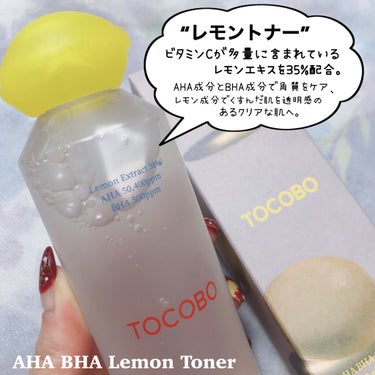 AHA BHA Lemon Toner/TOCOBO/化粧水を使ったクチコミ（3枚目）