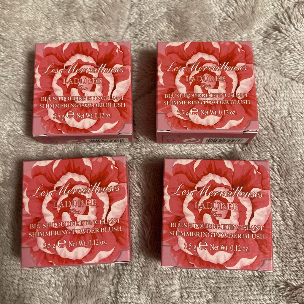 シマリング パウダー ブラッシュ/レ・メルヴェイユーズ ラデュレ/パウダーチークを使ったクチコミ（1枚目）