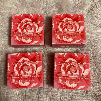 シマリング パウダー ブラッシュ/レ・メルヴェイユーズ ラデュレ/パウダーチークを使ったクチコミ(1枚目)