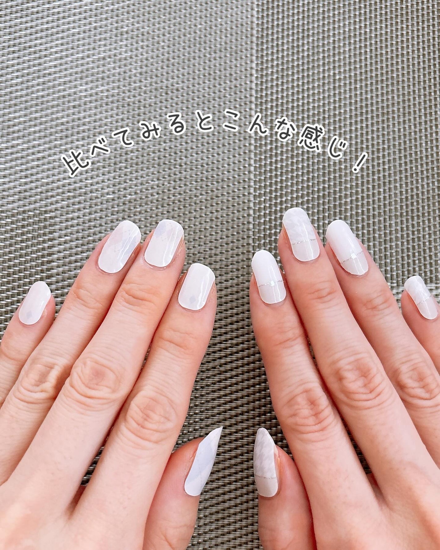 セミキュアネイルシール ハンド/DAISO/ネイルシールを使ったクチコミ(9枚目)