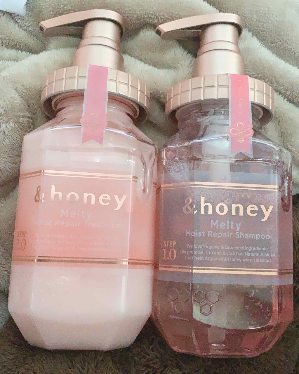 &honey Melty モイストリペア シャンプー1.0／モイストリペア ヘアトリートメント2.0/&honey/市販シャンプーを使ったクチコミ（1枚目）