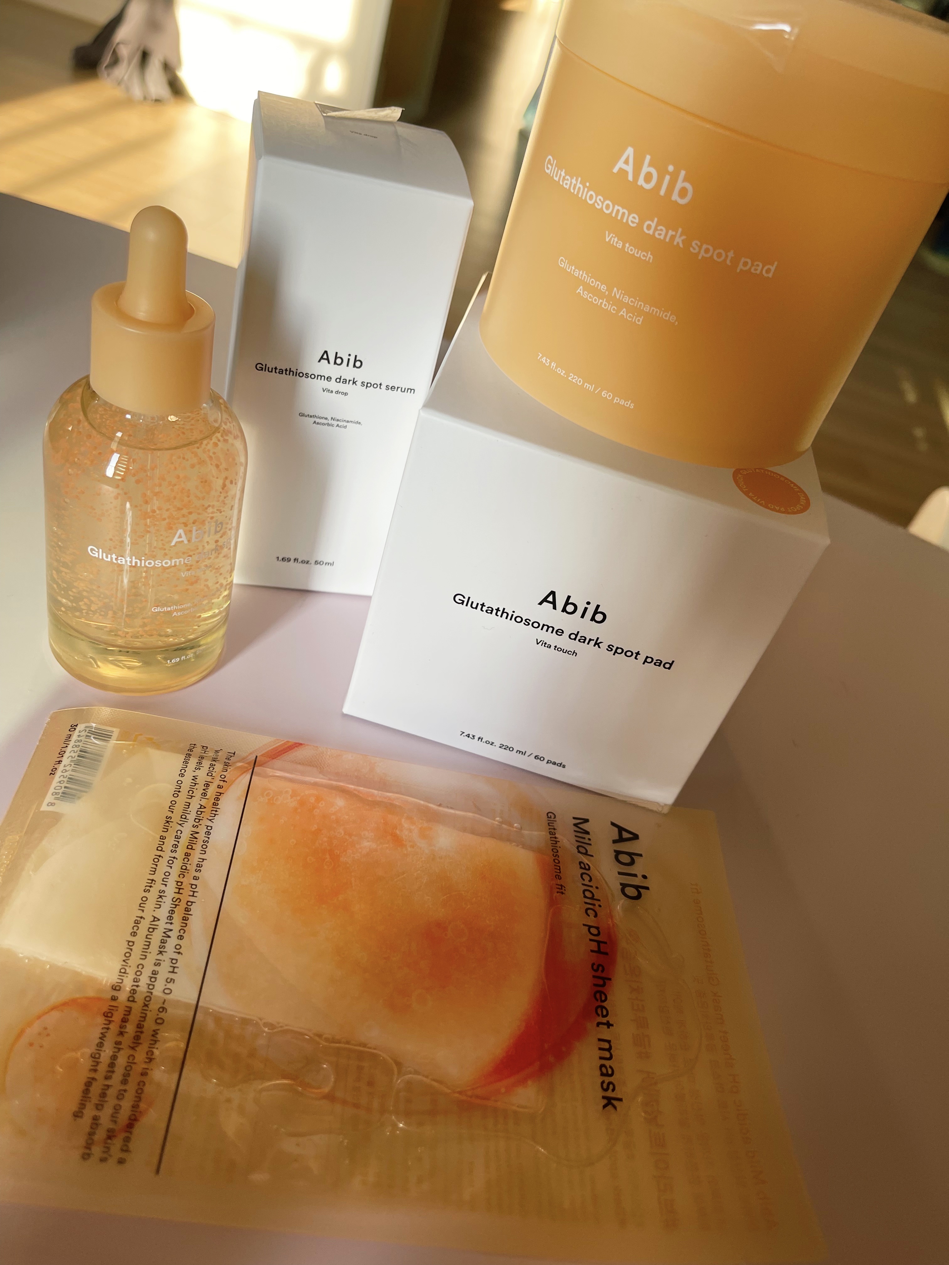グルタチオンソームダークスポットセラムビタドロップ/Abib /美容液を使ったクチコミ（1枚目）