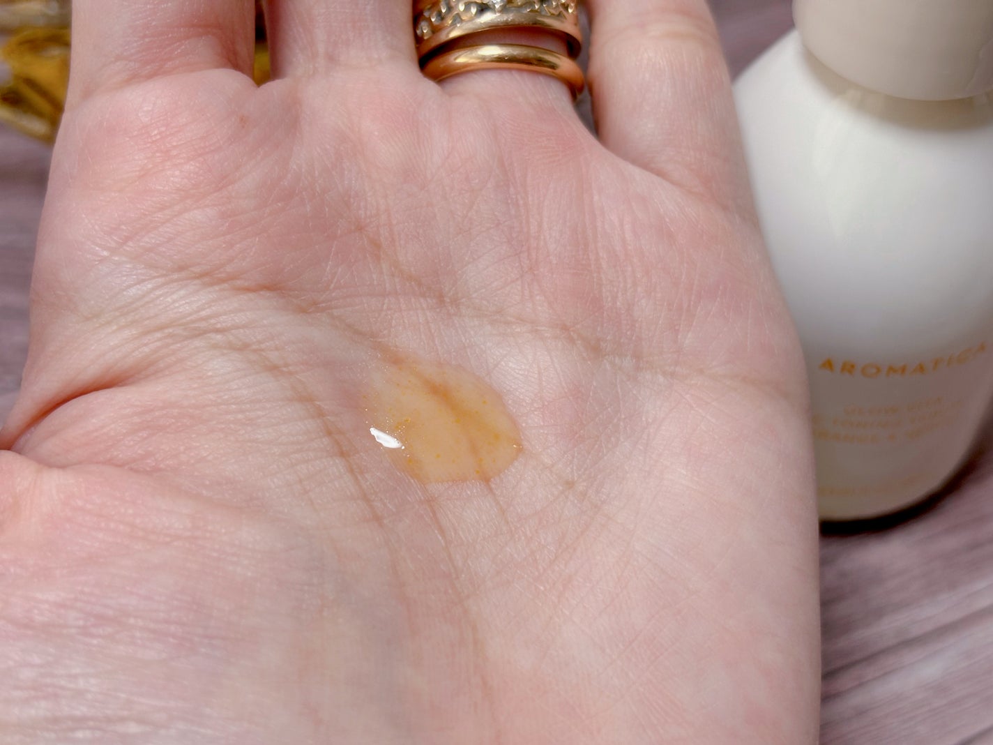 グロービタCトーニングセラム/AROMATICA/美容液を使ったクチコミ(3枚目)