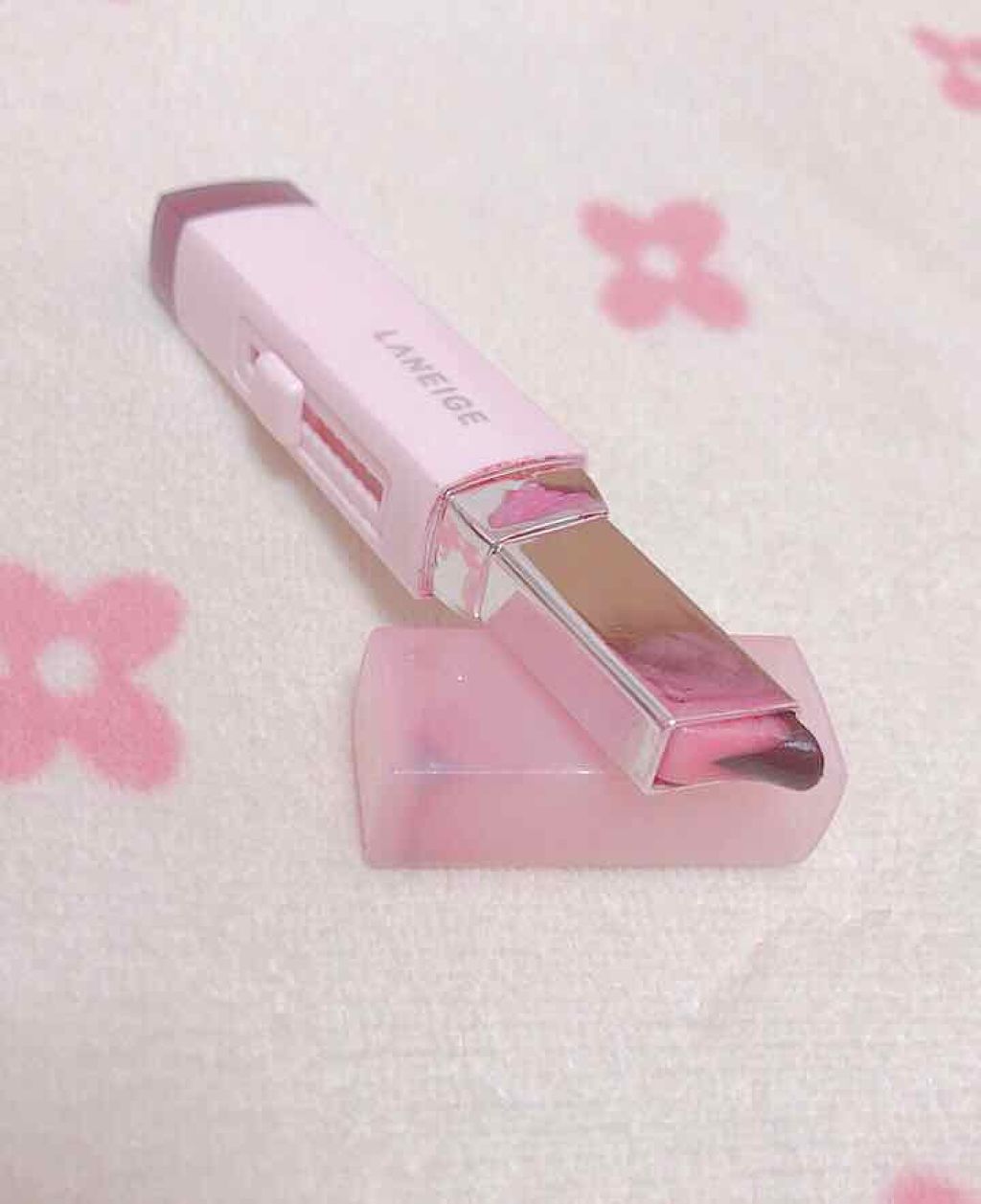 ツー トーン ティント リップ バー/LANEIGE/口紅を使ったクチコミ（2枚目）