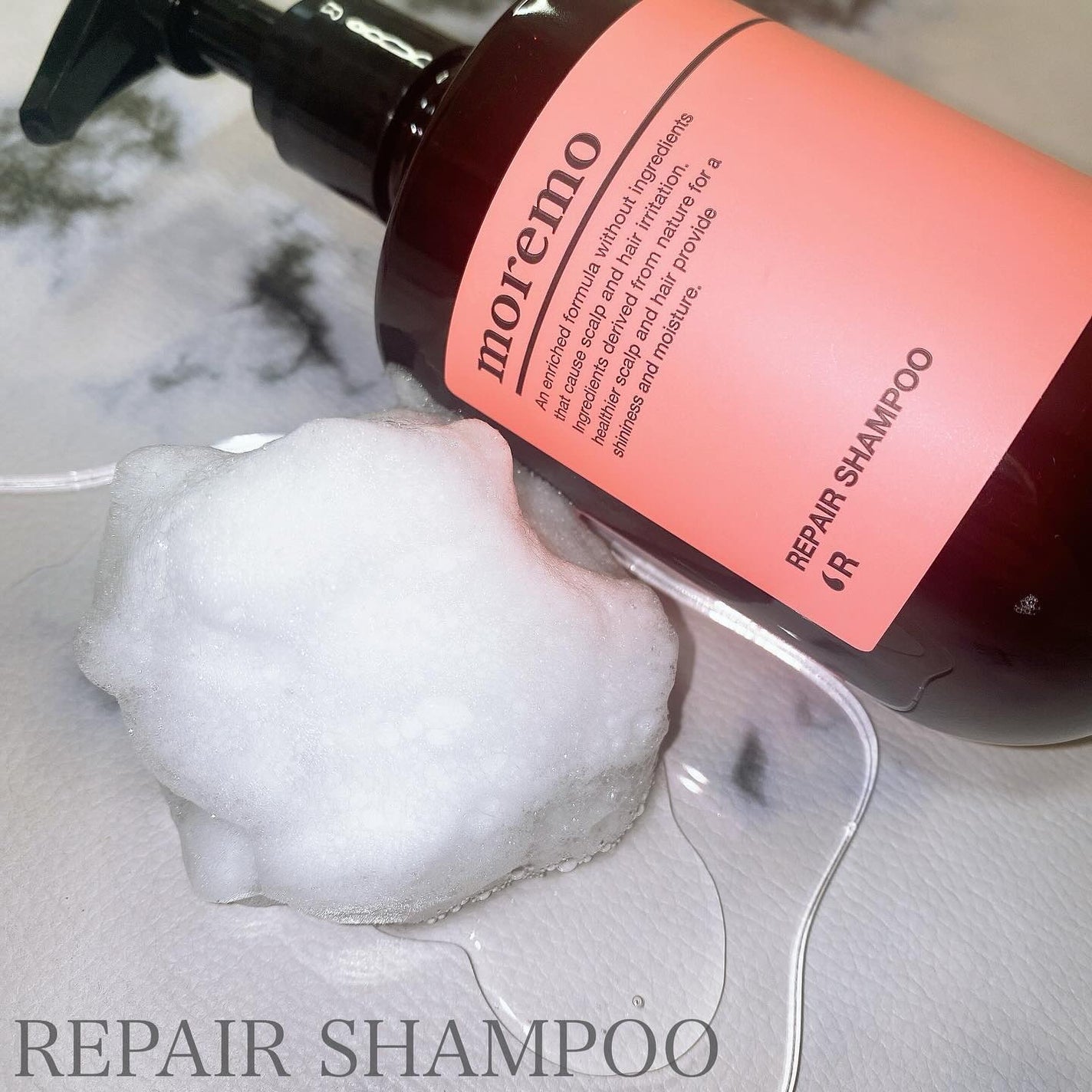 リペアシャンプーR/moremo/市販シャンプーを使ったクチコミ(5枚目)