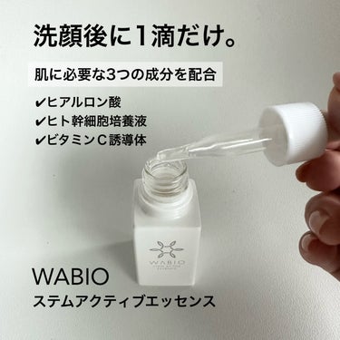 ステム アクティブ エッセンス/WABIO/美容液を使ったクチコミ（2枚目）