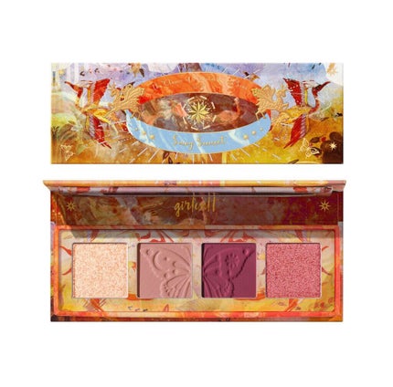 山海シリーズ 4色アイシャドウパレット/GirlCult/アイシャドウパレットを使ったクチコミ(3枚目)