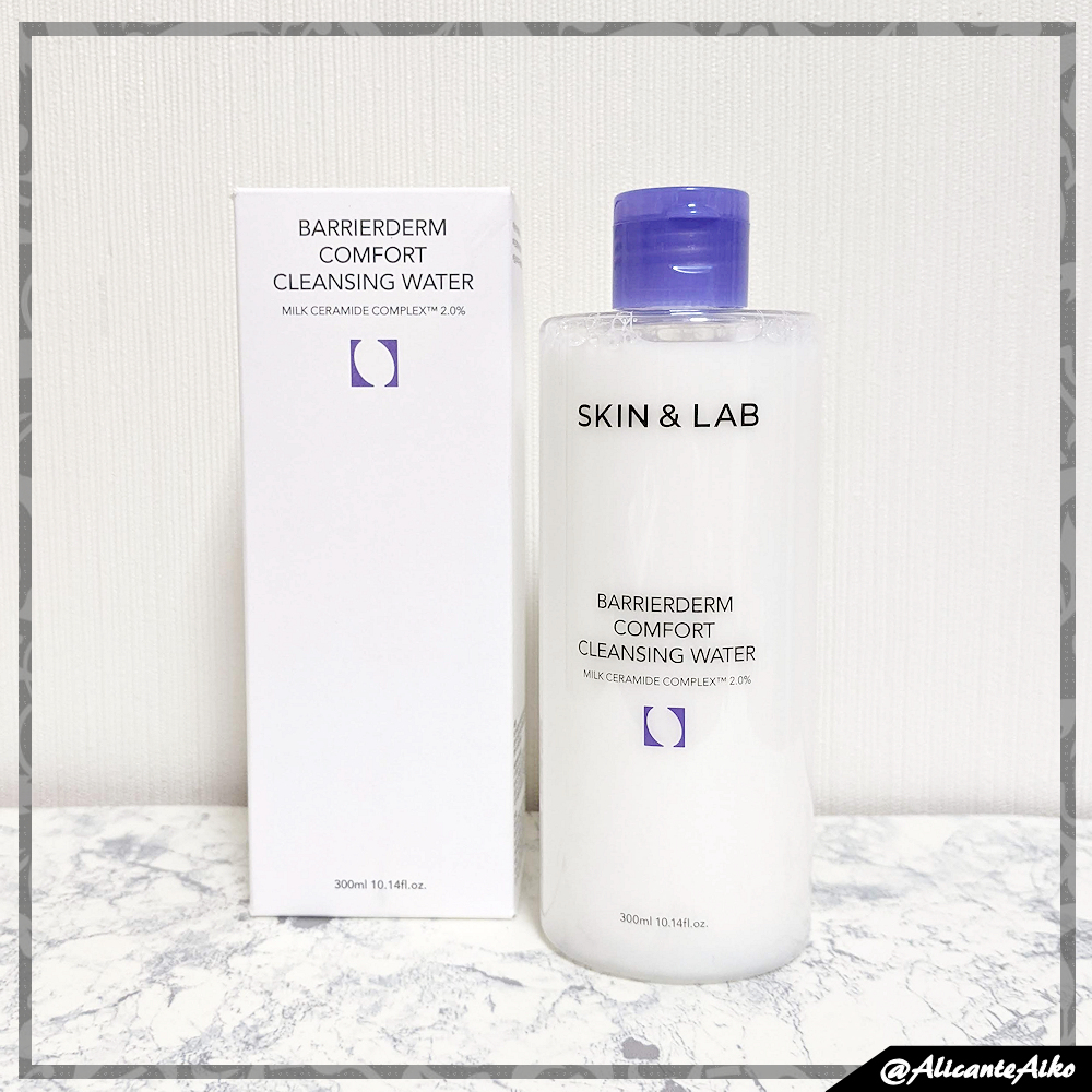 バリアダームクレンジングウォーター/SKIN&LAB/クレンジングウォーターを使ったクチコミ（1枚目）