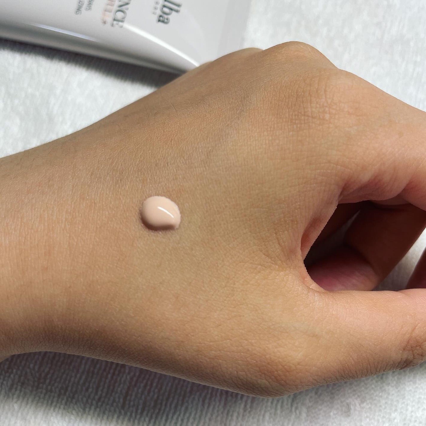 ウォータフルトーンアップサンクリーム/ダルバ/日焼け止めクリームを使ったクチコミ(2枚目)