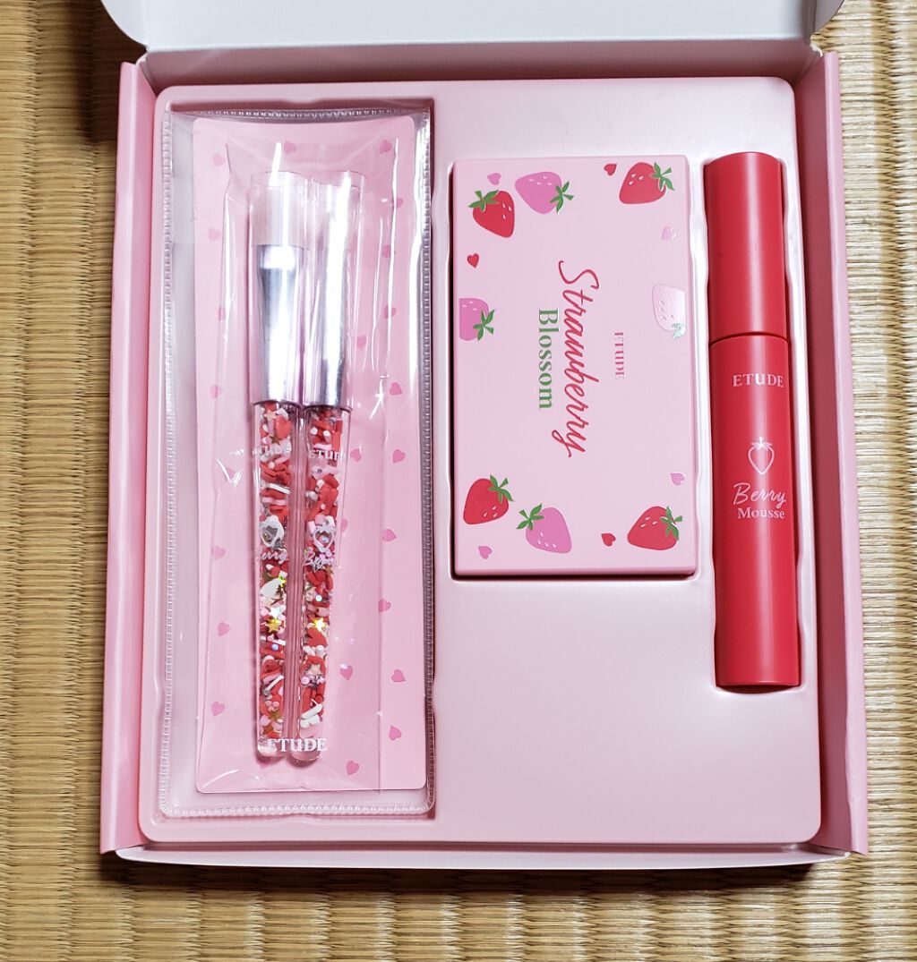 ストロベリーブロッサムキット/ETUDE/メイクアップキットを使ったクチコミ（2枚目）