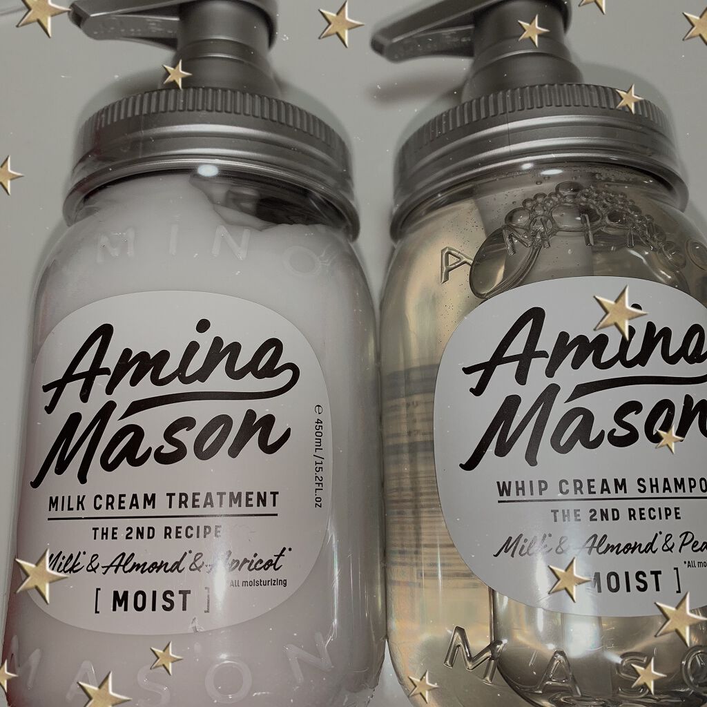 アミノメイソン ディープモイスト ホイップクリーム シャンプー/ミルククリーム ヘアトリートメント/アミノメイソン/市販シャンプーを使ったクチコミ（1枚目）