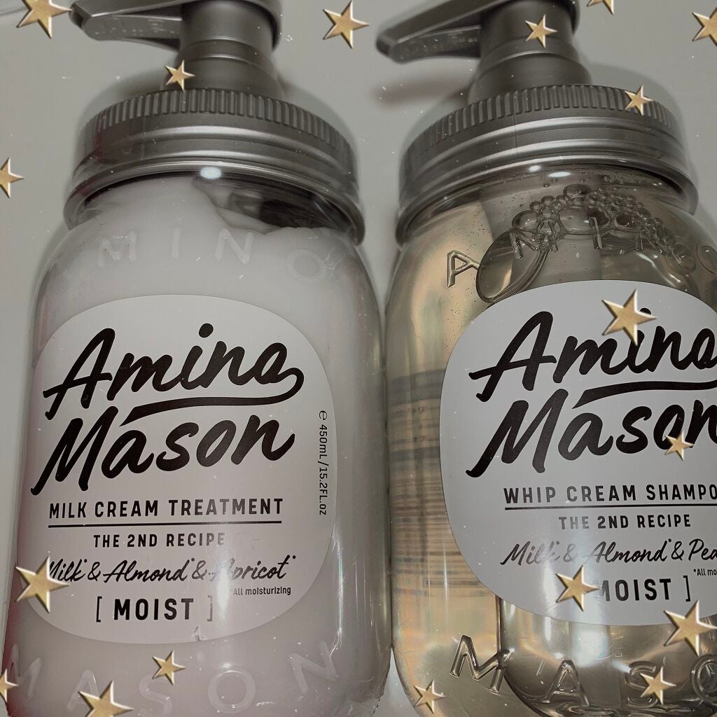 アミノメイソン ディープモイスト ホイップクリーム シャンプー/ミルククリーム ヘアトリートメント/アミノメイソン/市販シャンプーを使ったクチコミ(1枚目)