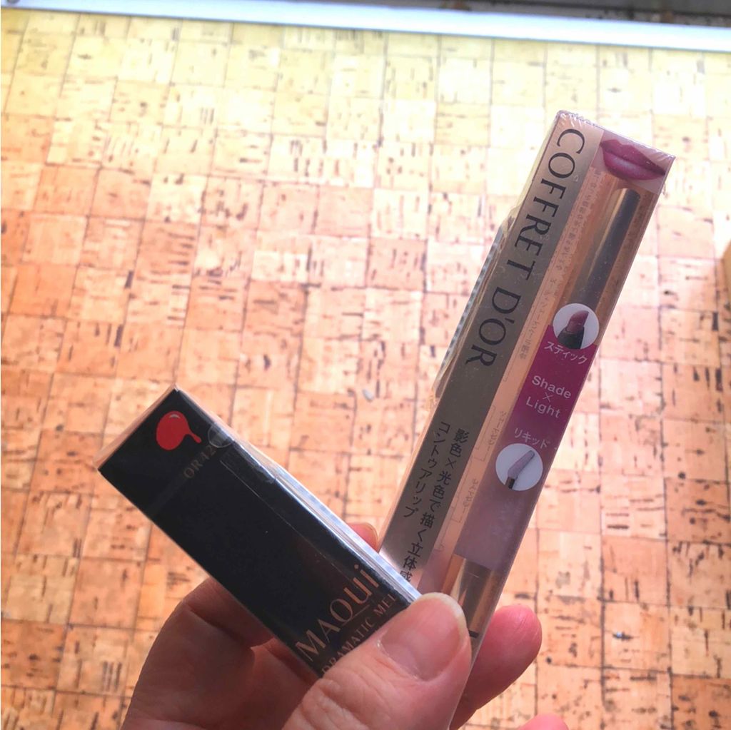 コントゥアリップデュオ/コフレドール/口紅を使ったクチコミ（1枚目）