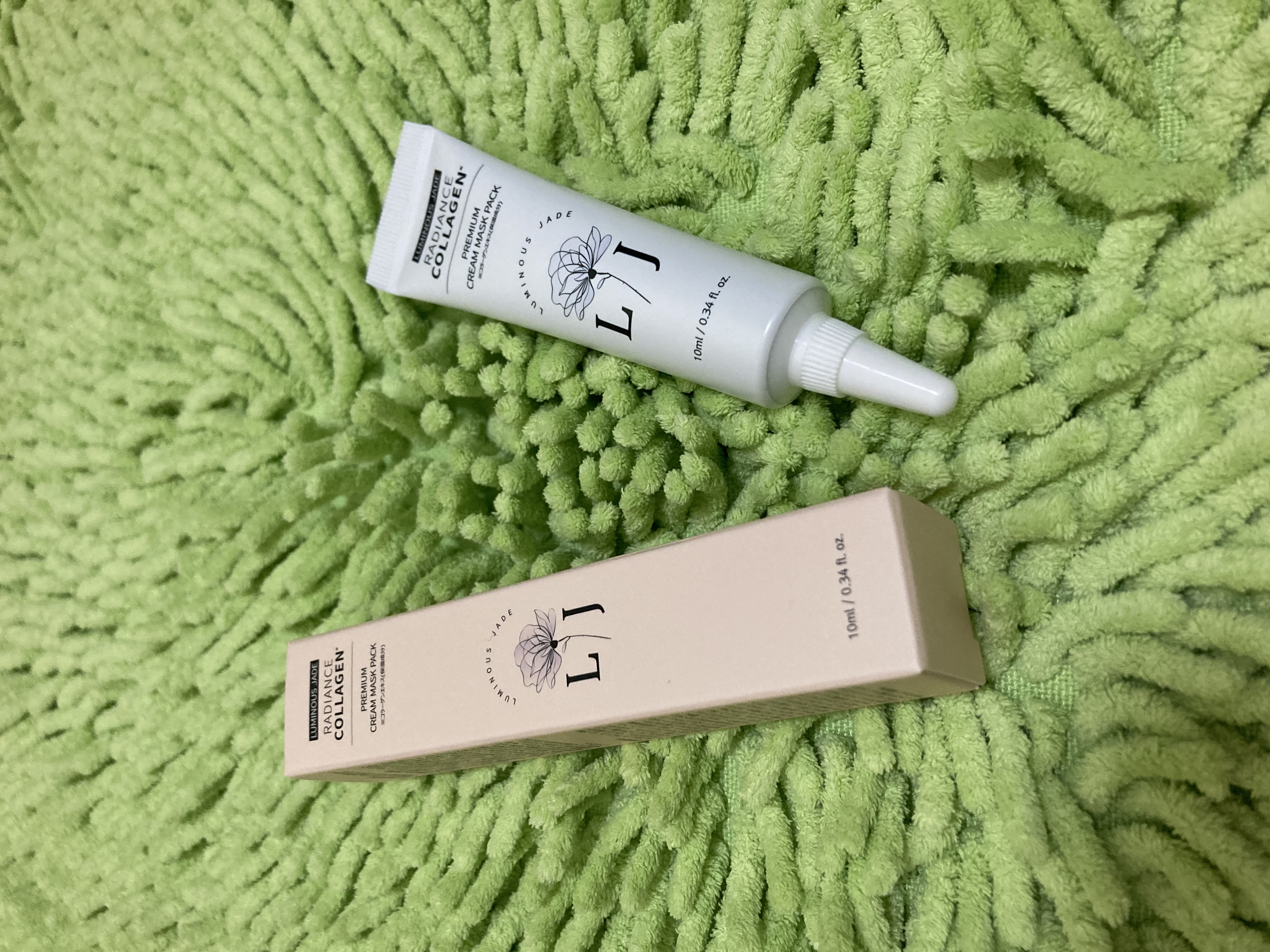 ラディアンスコラーゲンプレミアムクリームマスクパック/ LUMINOUS JADE/シートマスク・パックを使ったクチコミ（1枚目）