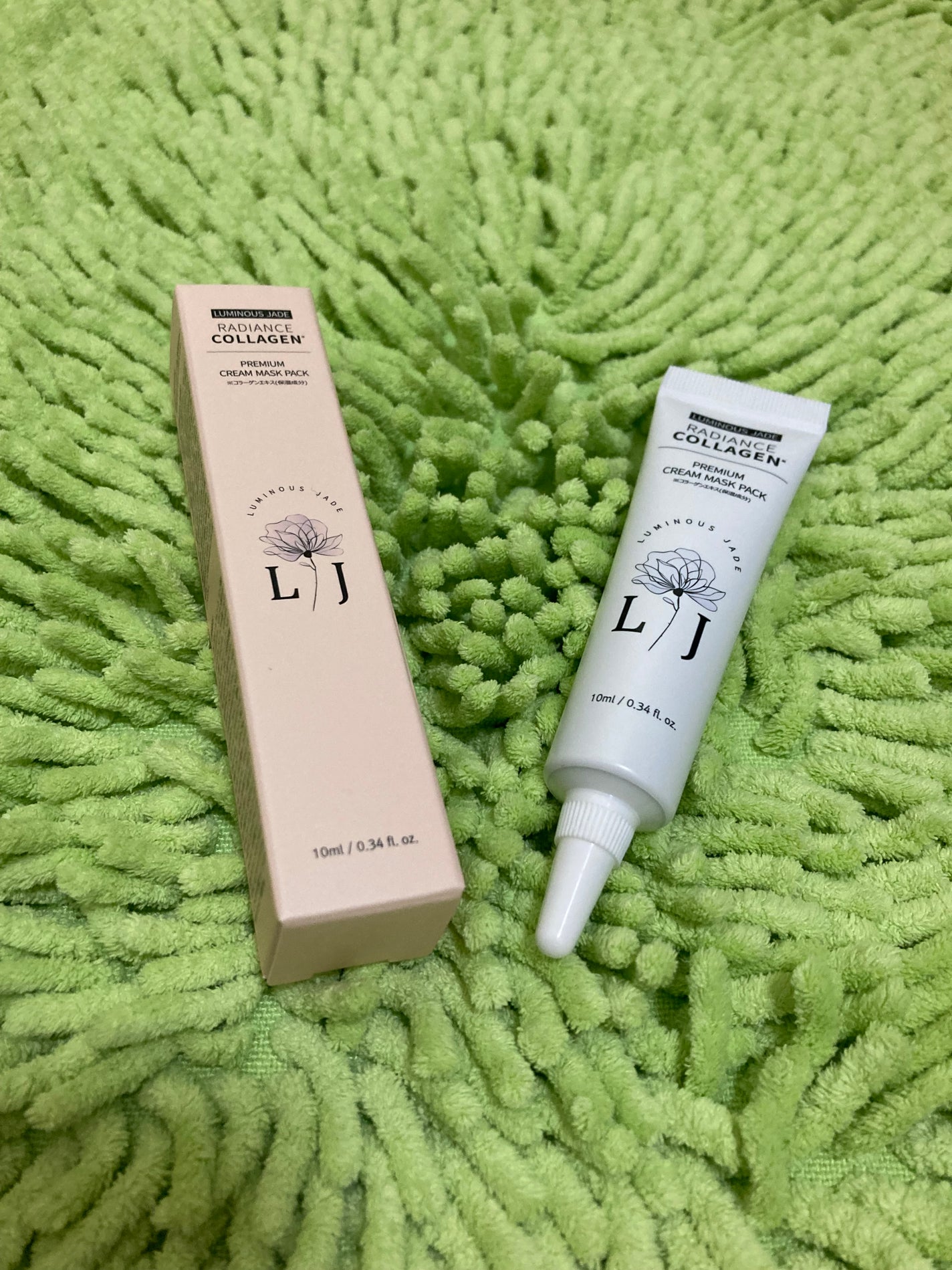 ラディアンスコラーゲンプレミアムクリームマスクパック/ LUMINOUS JADE/シートマスク・パックを使ったクチコミ(1枚目)