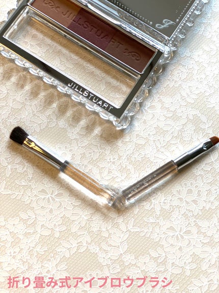 ジルスチュアート ニュアンスブロウパレット/JILL STUART/パウダーアイブロウを使ったクチコミ(3枚目)