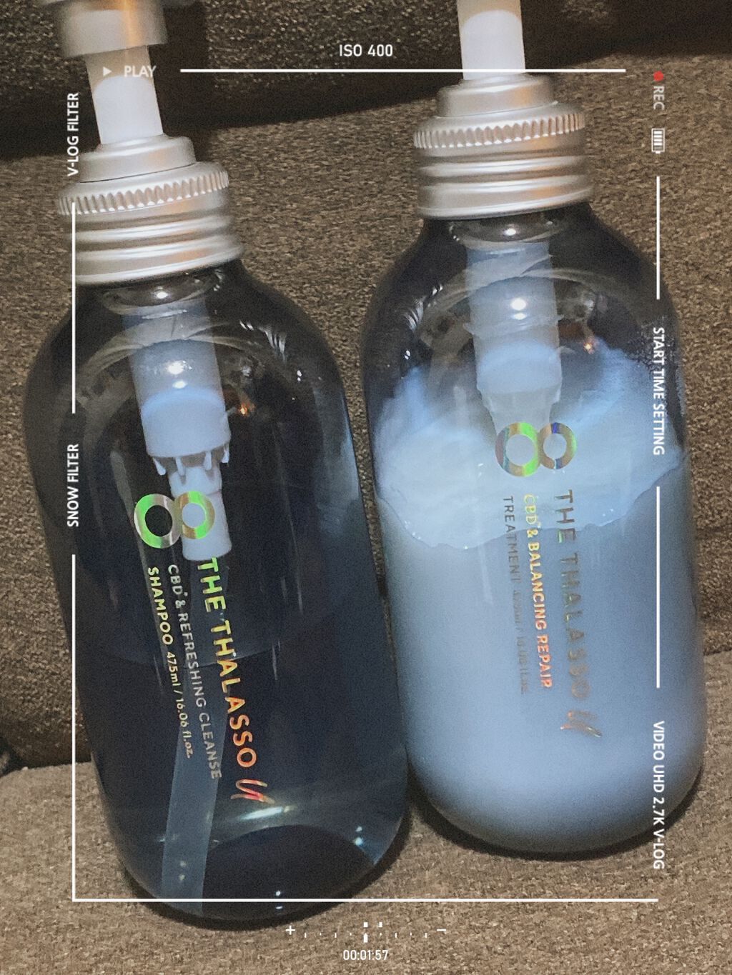 エイトザタラソ ユー CBD＆リフレッシング クレンズ 美容液シャンプー／CBD＆バランシング ダメージリペア 美容液ヘアトリートメント/エイトザタラソ/市販シャンプーを使ったクチコミ（1枚目）