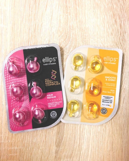 ヘアーオイル【トリートメント】/ellips/ヘアオイルを使ったクチコミ(2枚目)