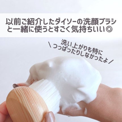 クレイ フェイスウォッシュ/DAISO/洗顔フォームを使ったクチコミ(7枚目)