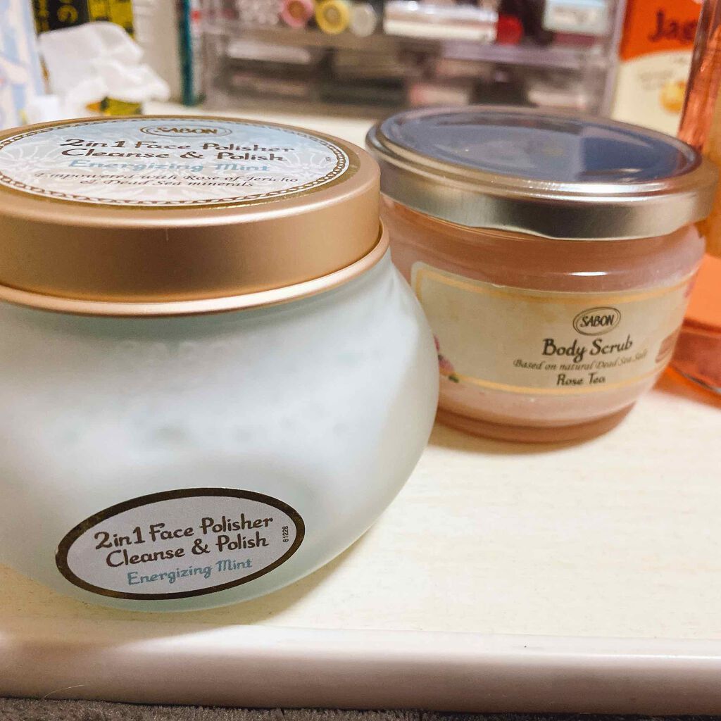 フェイスポリッシャー リフレッシング（ミント）/SABON/スクラブ・ゴマージュを使ったクチコミ（1枚目）