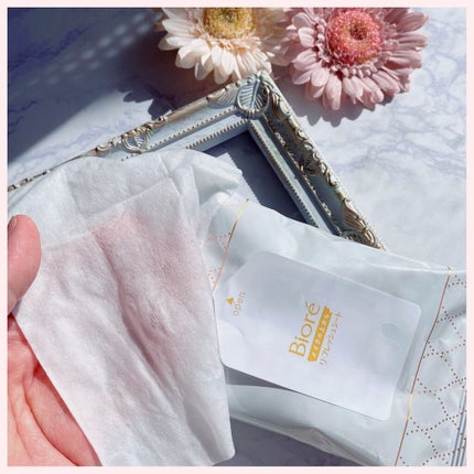 メイクの上からリフレッシュシート/ビオレ/フェイスシートを使ったクチコミ(4枚目)