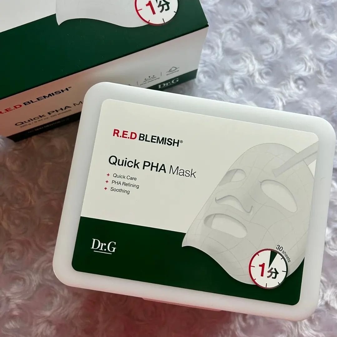 レッドブレミッシュクイックPHAシートマスク/Dr.G/シートマスク・パックを使ったクチコミ(1枚目)
