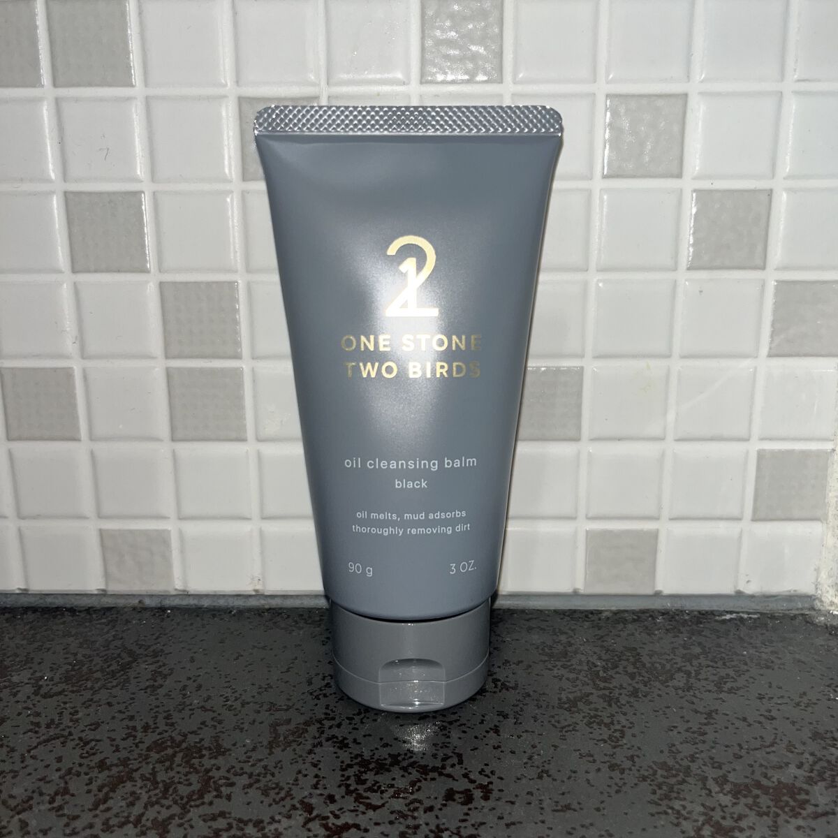 オイルクレンジングバーム ブラック/ONE STONE TWO BIRDS/クレンジングバームを使ったクチコミ（1枚目）