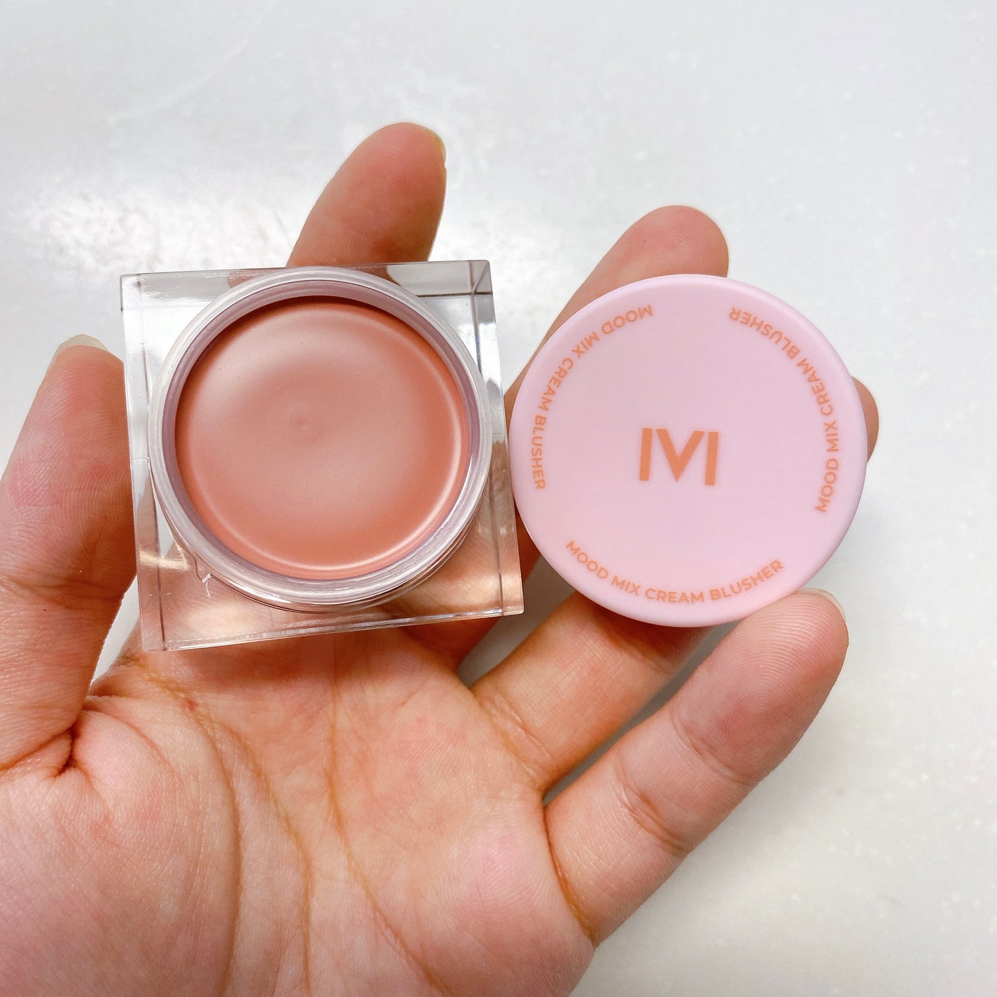 ムードミックスクリームブラッシャー/MAD PEACH/ジェル・クリームチークを使ったクチコミ(1枚目)