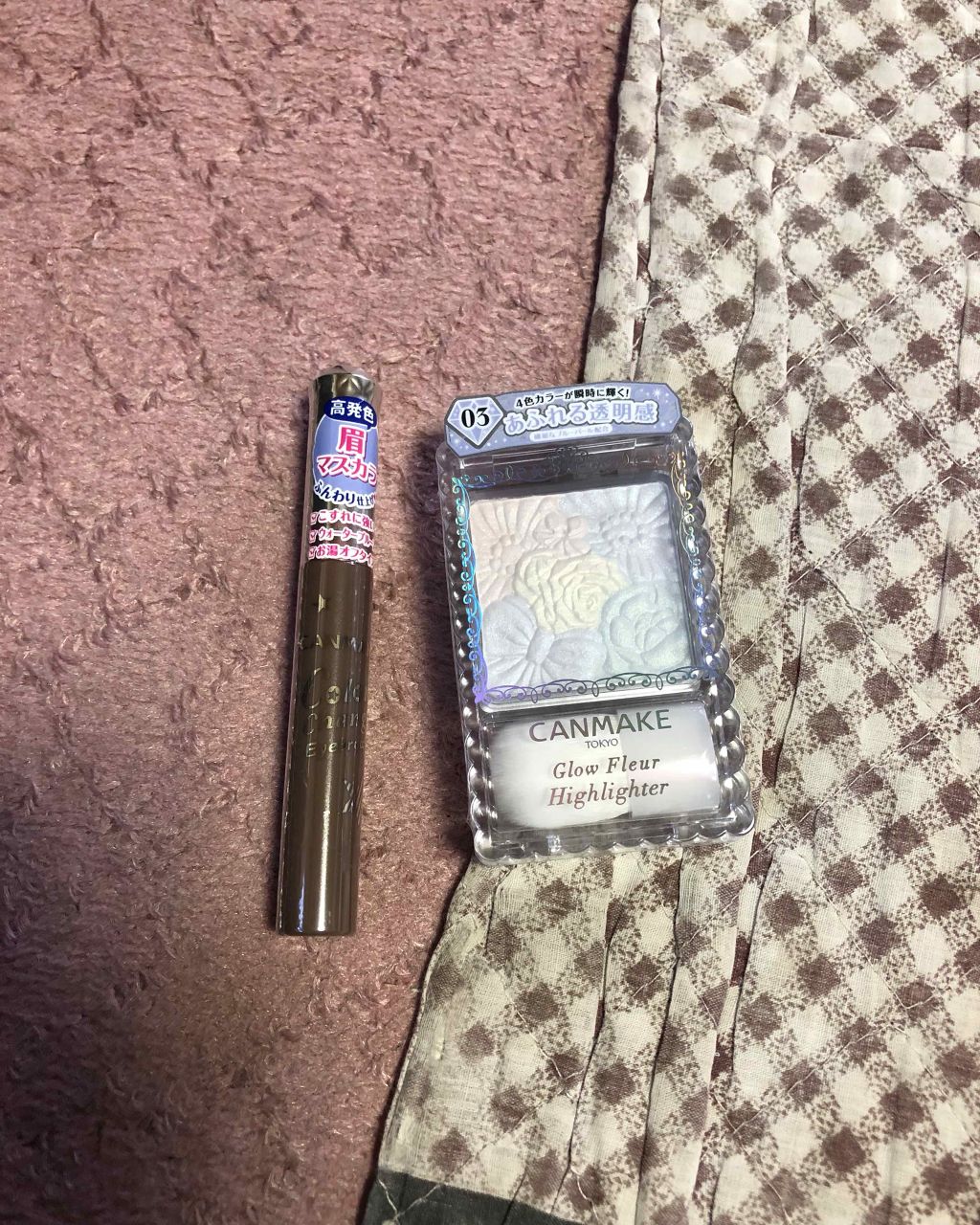 グロウフルールハイライター/キャンメイク/パウダーハイライトを使ったクチコミ（1枚目）