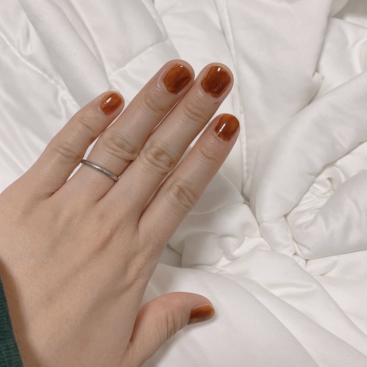 ムードペブルネイル/rom&nd/マニキュアを使ったクチコミ（3枚目）