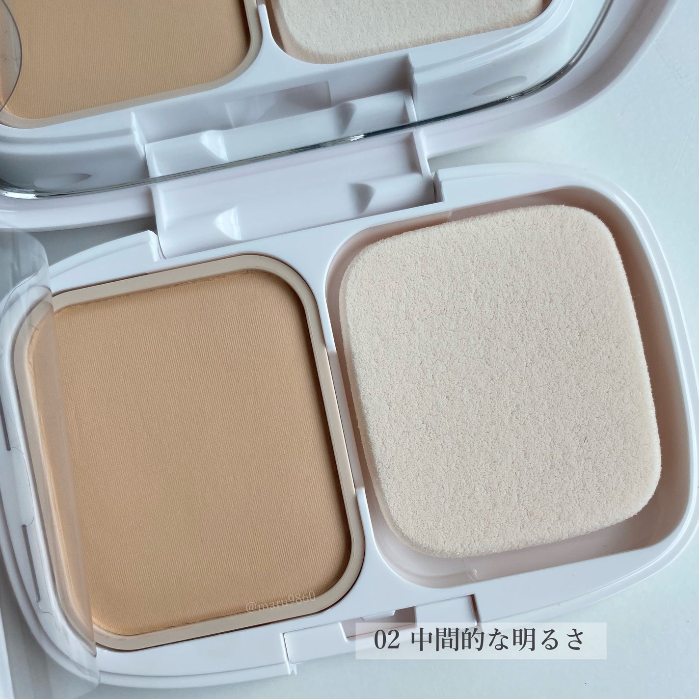 パウダーファンデーション/media luxe/パウダーファンデーションを使ったクチコミ(2枚目)